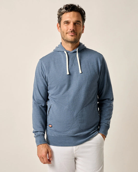 Johnnie-O Cowell Drawstring Hoodie In Navy