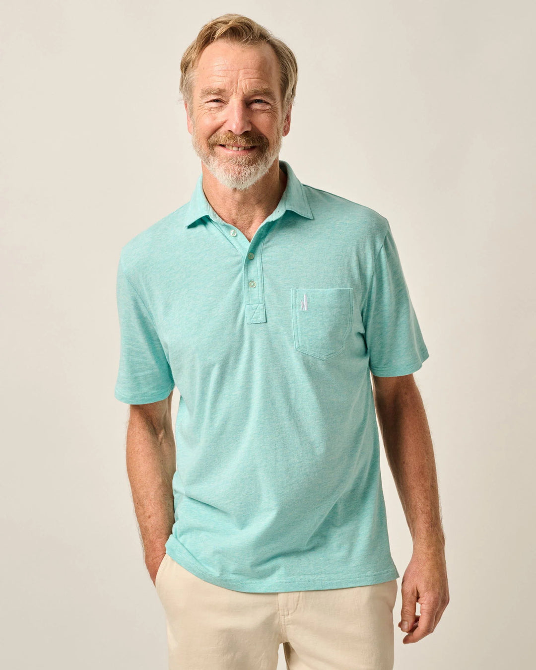 Johnnie-O Heathered Original 4-Button Polo 2.0 In Infinity