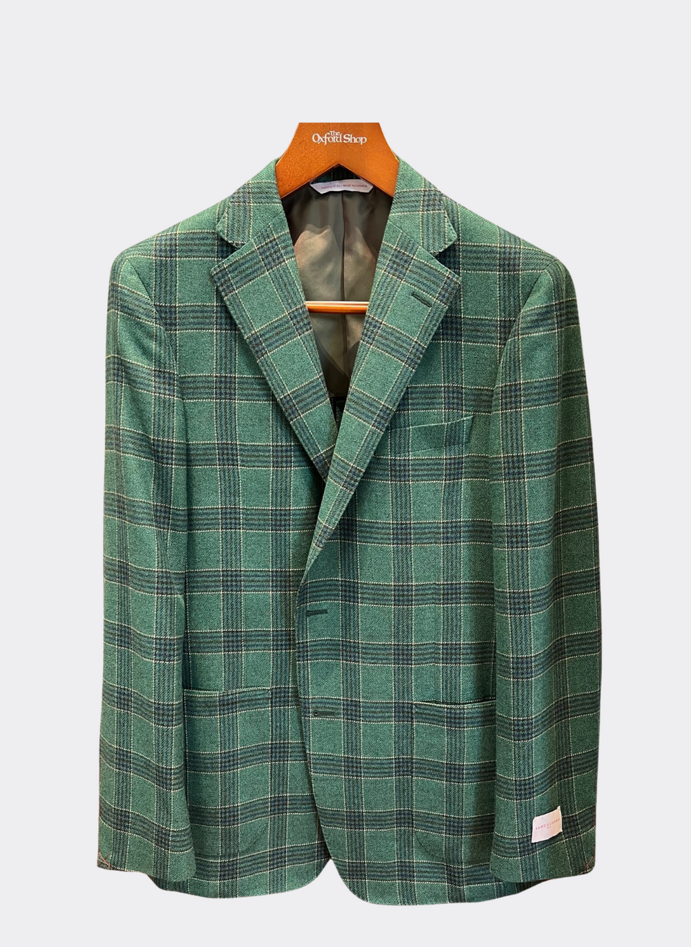 Samuelsohn Green Plaid Sport Coat