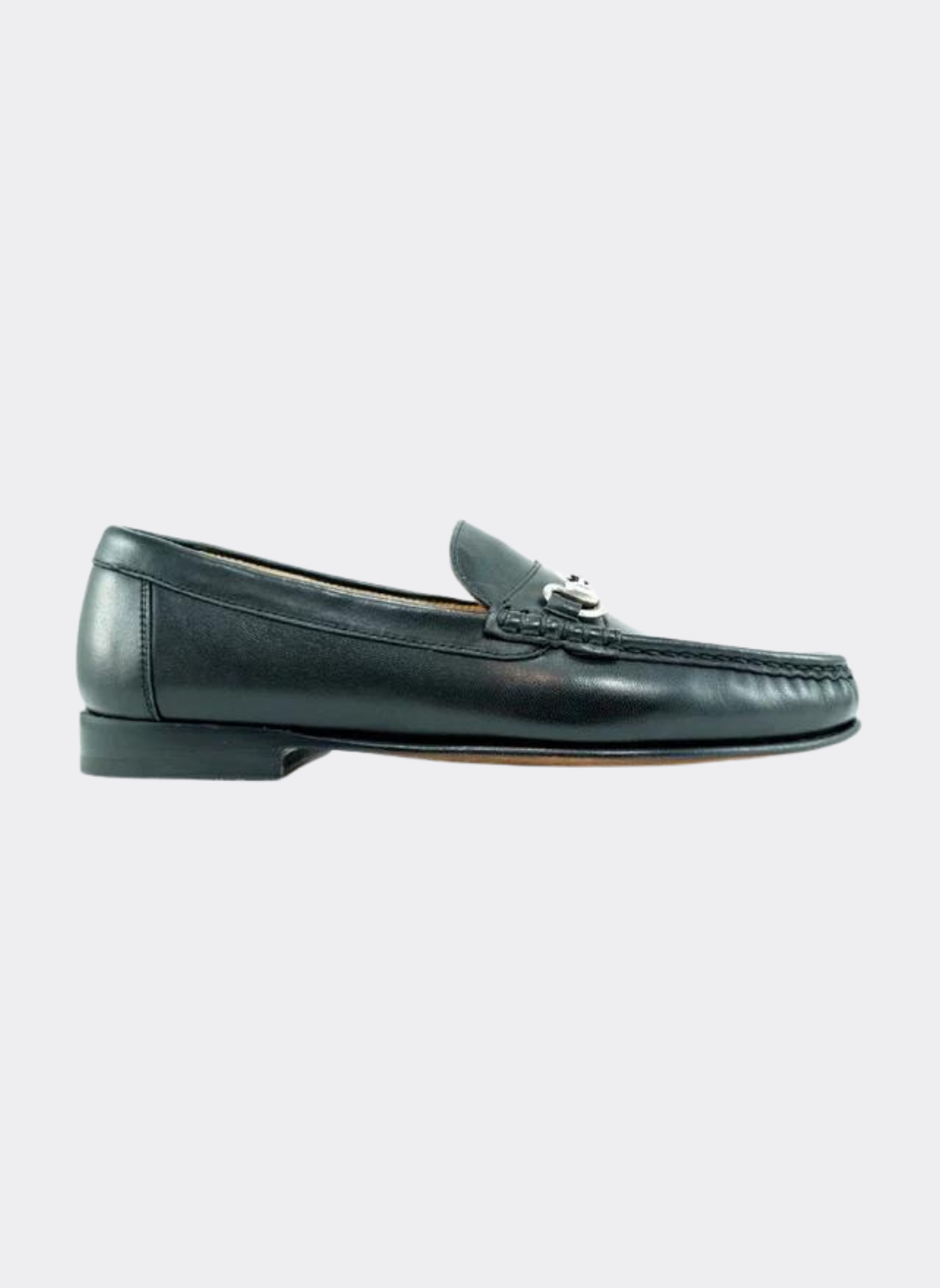 The Oxford Shop Snaffle Bit Loafer In Black