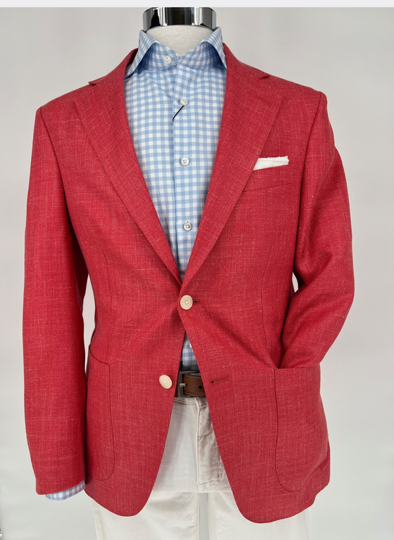 The Oxford Shop Washed Red Soft Jacket