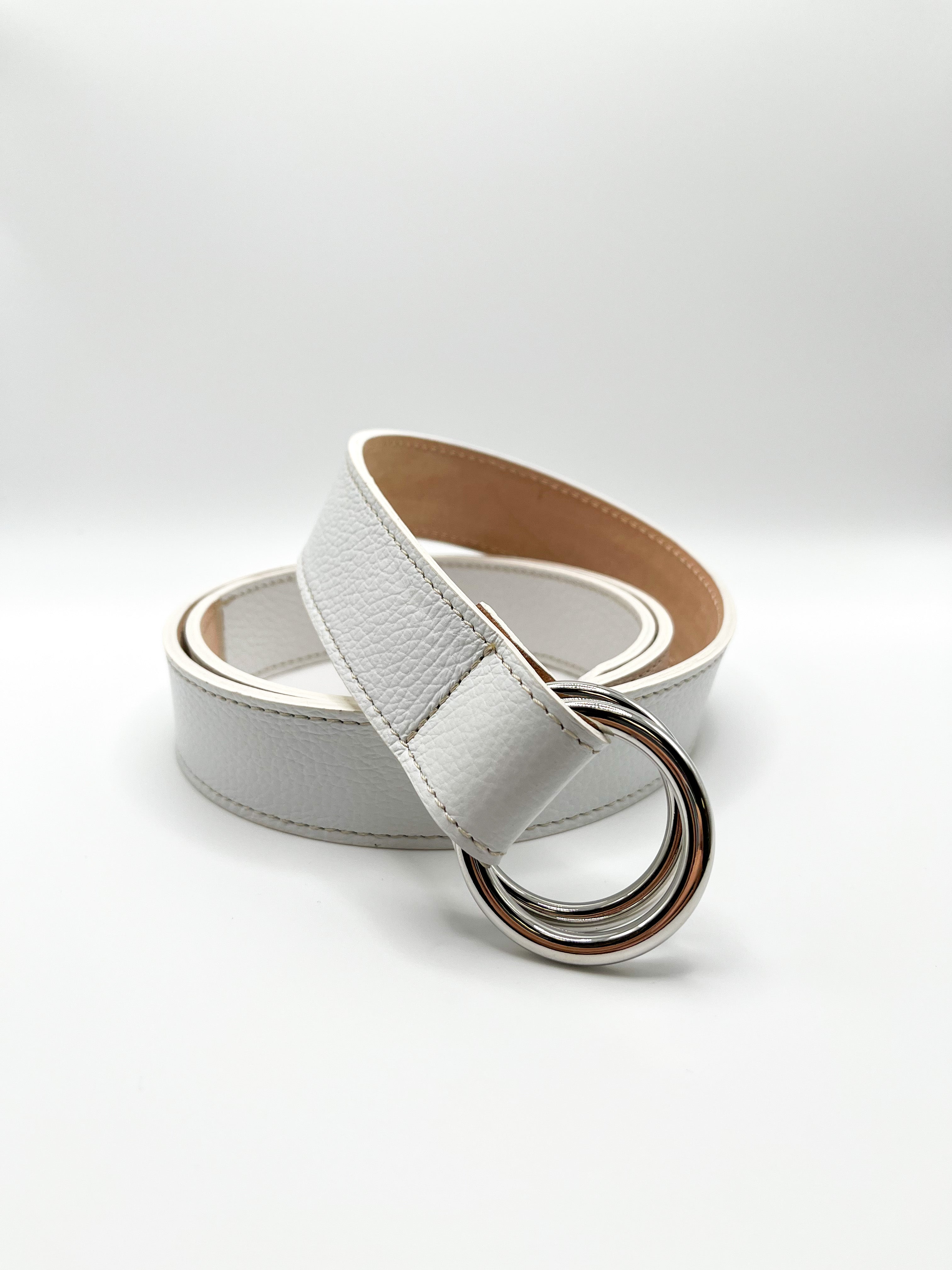 O ring leather belt sale